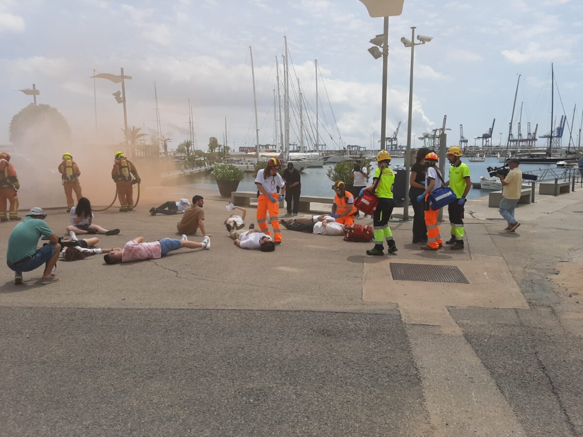 Demostración en el Puerto de Valencia del proyecto Praetorian de detección de amenazas y ataques terroristas